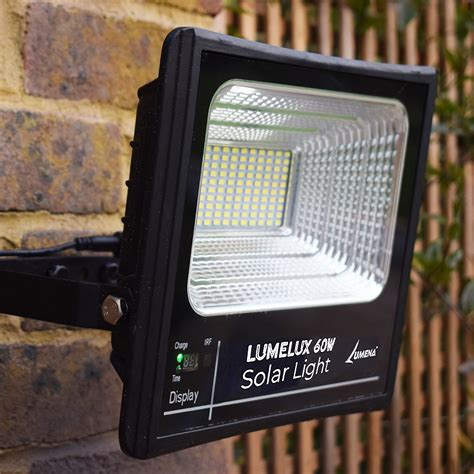 powerful flood lights.